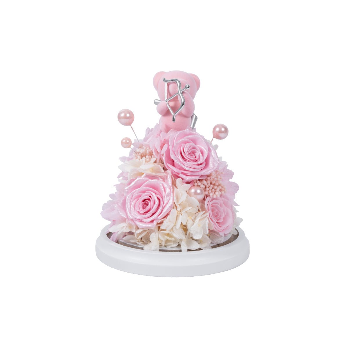 Adorable Cupid's Embrace Pink Teddy Bear